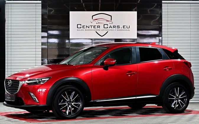 Mazda CX-3 cena 76700 przebieg: 86000, rok produkcji 2018 z Tykocin małe 667